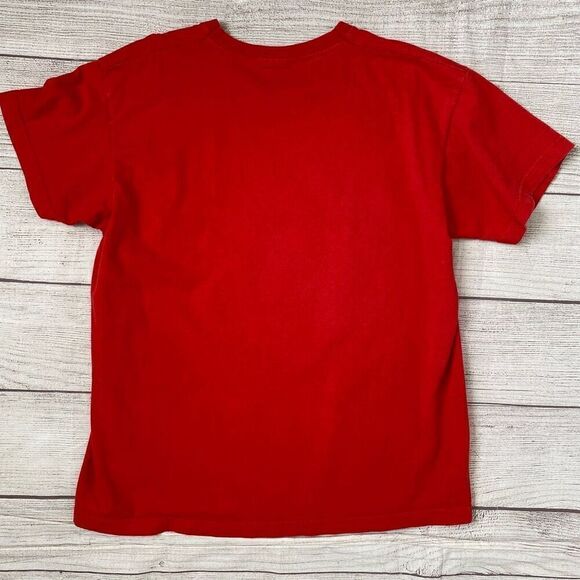 Marvel Captain America youth boys 8 short sleeve Crewneck t-shirt red - Picture 4 of 4